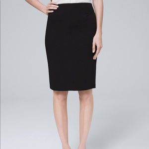 Black pencil skirt